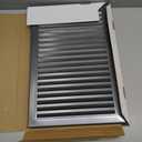12 X 18" Aluminum Alloy Gable Vent, Enhanced Airflow Attic Vents, Ideal for Tool Shed, Exterior Wall, Crawl Space, Houses, and Garage, Vent Opening: 10" x 16" (Gray)