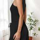 Two Piece Summer Outfits Women Shorts Sets 2 Piece Sleeveless Matching Lounge High Waisted Shorts and Tank Top (Black, S)