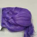 morvally 33.5 Inches Purple Long Braided Ponytail Wig - Anime Cosplay Wigs for Halloween Costume Party (Purple)