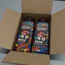 M&M'S Milk Chocolate Candy, Resealable Jars, Party Size, 25.5 oz, 2 Pack | Colorful milk chocolate candies in resealable jars for easy pour for sharing, movie night snacks, candy buffets, party, gifts, Best By: 08/2026