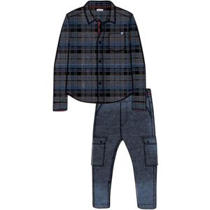 Splendid boys Kids' Long Sleeve Top and Pant Set (2T, Asphalt) Splendid boys Kids' Long Sleeve Top and Pant Set (2T, Asphalt)