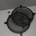 UBANU 12 Inch Speaker Grill Cover, 2 Pack ABS Mesh 12" Round Subwoofer Speaker Grills with Mounting Screws