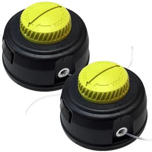 2PC Trimmer Replacement 313318001 Head for Ryobi S430 4 Cycle RY34440 RY4CSS RY4CSSVNM/EXPAND-IT Straight Shaft trimmer RYSST44 RY40ST01 RY15523A/ SS30 RY253SS/40V RY40250 RY40270 RY40290 Gas-Trimmer