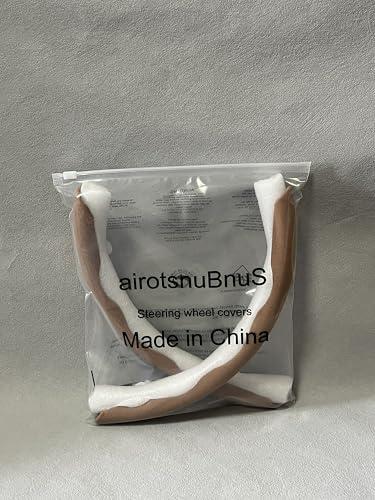 airotsnuBnuS Steering Wheel Covers, Non- Slip Segmented Car Steering Wheel Cover for Men & Women, Universal 99% Car Wheel Cover Protector