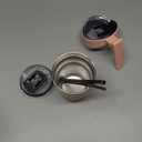 BJPKPK Tumbler With Handle And Straw 10 oz Insulated Tumblers With Lid Stainless Steel Coffee Cups,Coral