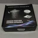 Shower Head Combo(Brushed Nickel),10'' High Pressure Rain Shower Head with 11'' Adjustable Extension Arm and 5 Settings Handheld,Powerful Shower Spray Against Low Pressure Water