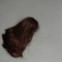 Just 1pc Wig fit for 10 inch Head Dolls Long Straight Hair (Dark Brown)