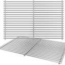 Grill Grates for Weber Spirit 300 & Spirit II GS4 300 Series, Stainless Steel Grates Replacement for Weber Spirit 310 E310 Grill Parts 7639 Spirit 700 Genesis Silver/Gold/Platinum B & C, 1000-3500