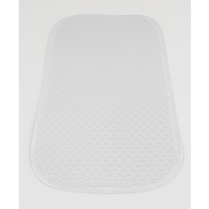 Non-Slip Transparent Bath Mat 35x15 – Anti-Slip Safety Shower Mat with Suction Cups