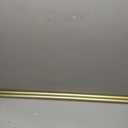 Umbra Cappa Curtain Rod, Includes 2 Matching Finials, Brackets & Hardware, 36 to 66-Inches, Gold