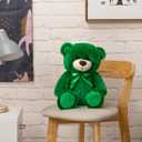 Super Color Teddy Bear Stuffed Animals Plush Toy for Children Girlfriend Family Congratulations Baby Shower Birthday Green 14 inch