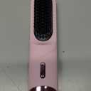 Go Brush Pro 2025 Hair Straightener Brush 300 Million Negative Ionic Portable Hair Straightener Comb for Women with 4 Temps Fast Heating MCH Ceramic Coating Smooth Frizz - Free Hair