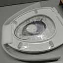 Jool Baby Quick Flip Toilet Seat with Built-in Potty & Splash Guard for Toddler Training, Slow Close (Elongated)