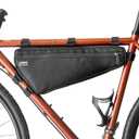GORIX Bike Triangle Bag Frame Bag Top Tube Bag 3L Waterproof Cycling Road Mountain Bicycle (GX-FB WEB)