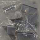 Rectangle Chair Leg Protectors for Hardwood Floors,16 PCS Silicone Covers to Protect Wood Tile Floors Felt Pads Furniture Leg Caps Reduce Noise. Easy to Move. (Clear,2 x 4 Inch, Rectangular)