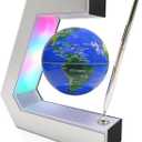 Flagest Magnetic Levitation Globe with LED Lights & Touch Control and Pen, Floating Globes for Educational Home Office Desk Bookshelf Decor, Birthday Anniversary Holiday Creative Gift(3.3 Inches Globe)