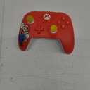 PowerA Wireless Nintendo Switch Controller - Mario Joy, AA Battery Powered (Battery Included), Pro Controller for Switch, Advanced Gaming Buttons, Officially Licensed by Nintendo