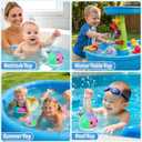 Gigilli Bath Toys for Kids Ages 1-3, Baby Bath Toys 6-12-18 Months, Pool Water Toys for Toddlers, Babies 1 2 3 Year Boy Girl Gifts, Light Up Whale Bath Toy Sprinkler, 1st Birthday Bathtub Fountain Toy