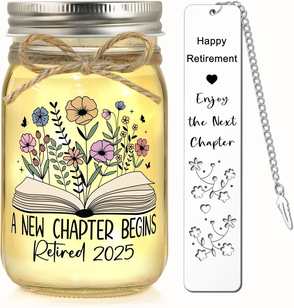 Retirement Gift for Woman Happy Retirement Party Decorations Gifts for Women 2025 Retired Farewell Goodbye Gifts for Women Coworker Teacher Boss Mom Friend