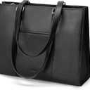 befen Genuine Leather Tote Bag for Women Work, Women's Leather Shoulder Bags Purses Satchel Handbags with Laptop Compartment