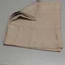 Lecloud Stone Valance for Windows 14 Inch Length, Privacy Thermal Insulated Room Darkening Short Curtain, Farmhouse Rod Pocket Kitchen Curtains for Cafe Basement Cabinet, 60" W x 14" L, 1 Panel