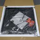 Kondras 2-Light Industrial Square Flush Mount Ceiling Light, Farmhouse Ceiling Light Fixture for Kitchen, Modern Black Close to Ceiling Light for Hallway Bedroom Balcony Porch Stairway, E26, 2-Pack