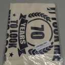 30th 40th 50th 60th 70th Birthday Gifts for Women, Reusable Canvas Tote Bag with Pocket for Mom Shopping Travel