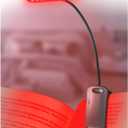 670nm Red Light Book Light for Reading in Bed, Dimmable USB Rechargeable Clip On Red Night Light for Sleep,Eye Comfort, Adjustable Brightness,Portable Booklight with Memory Function