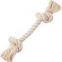 Barida Pet Supplies 100% Natural Cotton Rope Dog Toys, Premium White Cotton Dog Chew Toys, Puppy Chew Ropes for Teething, Tough Ropes for Puppy, Small and Medium Dogs