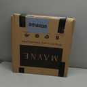 Mayne Newport Plus Mailbox Post with Standard Arm  Weather-Resistant, Durable Classic Design  Easy-to-Install Outdoor Mailbox Post (Black)