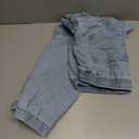 Manfinity Homme Loose Fit Men's Cotton Flap Pocket Side Jogger Jeans Going Out Hang Out Work College Work, Light Blue, XL