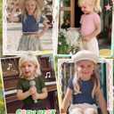 3 Pack Toddler Short Sleeve Tops | Crew Neck, Slim Fit, Summer Tees, Basic, Cute, Casual Tops, for Kids 18M-5T (Blue)