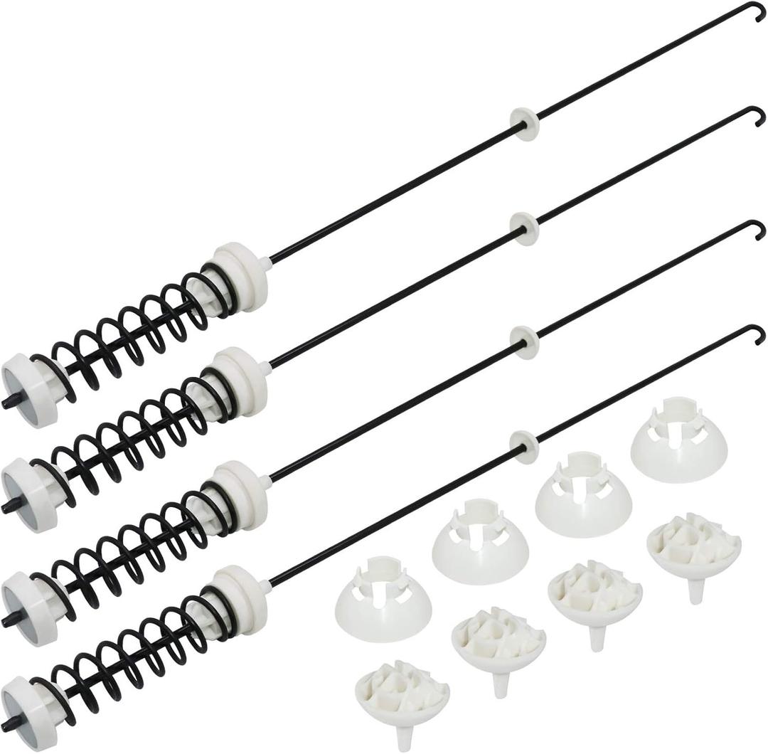 2025 UPGRADEDW10780048 WTW4800XQ4 WTW4800XQ1 RTW4640YQ1 ATW4675YQ1 Washer Suspension Rod Kit(4 packs) by Beaquicy - Replacement for Whirlpool Ken-more Admiral May-tag Washing Machine