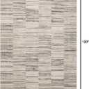 Loloi Darby Collection DAR-01 Charcoal/Sand 24x7.5x7.5 Area Rug