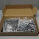 Universal Battery Mounting Tray, Battery Holder Bracket Compatible with RV Trailer Car Boat Truck, Heavy Duty Battery Box Mount Hold Down Bracket Relocation Kit for Group 24 Battery Box (Black)