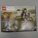LEGO Star Wars 501st Clone Troopers Battle Pack Toy Set, Buildable AV-7 Anti Vehicle Cannon, with 4 Clone Trooper Minifigures, Portable Travel Toy, Great Birthday Gift for Kids Ages 6 and Up, 75345