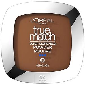 L'Oreal Paris True Match Super Blendable Oil Free Foundation Powder, C8 Medium Deep, 0.33 oz, Packaging May Vary, Color: C8 Medium Deep
