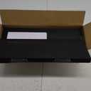 Black Wood Floating Shelves for Wall Rustic Wall Shelves for Bedroom Set of 6 (17 inch)