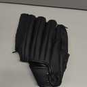 Left Handed Softball Glove Leather Wear-resistant Youth Baseball Brown 12 inch