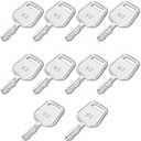 Ruimou 10Pcs Lgnition Key GY20680/042900000/1714054 Compatible with John Deere/Briggs Stratton/Bush Hog/Bad Boy Mower and Lawn Tractors