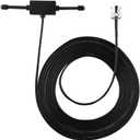 Scanner Mobile Antenna, BNC Male Radio Scanner Antenna Glass Mount 30MHz - 1200MHz 3dB with BNC Connector for Two Radio
