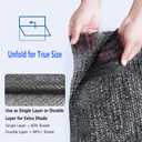 60% Shade Cloth Roll 6ft x 100ft - HDPE Sun Shade Fabric Roll, UV Block Cuttable Shade Mesh for Garden, Greenhouse, Patio, Pergola - Black Outdoor Sunblock Shade Netting