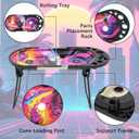 2 x Metal Tray, 8.5x3.5 Inch Tray for King Size & 1 1/4 Size, Metal Plates, Decorative Trays with Foldable Stand Brush(Purple)