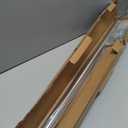 Ivilon Drapery Window Curtain Rod - End Cap Style Design 1 Inch Pole. 48 to 86 Inch Color Brushed Nickel