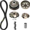 Clutch and Variator Assembly Set with 669 Belt for GY6 50cc 4 Stroke 139QMB Engine With Short Case Scooter Moped Tao Tao ATV