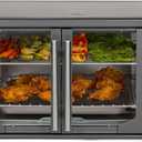 Oster Extra-Large 42L French Door Countertop Toaster Oven, 6-in-1 Air Fryer Oven with Air Fry Rack, Wire Rack, Baking Pan and Crumb Tray, Stainless Steel, 42 Liter