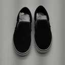 Vans Men's Asher Slip-On Shoe (11, Black/White)