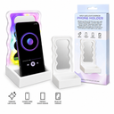 2 x Wavy LED  light & mirror Phone Holder