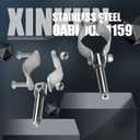 Stainless Steel Oarlock Sockets, Boat Paddle Holders,Adjustable Oarlock Horns,Rowlock Oarlock for Shaft Marine Yacht