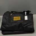 Foldable Travel Bag with Wheels, Extendable Tote Bag, Roller Expandable Luggage Compartment, Large Capacity Lightweight Luggage Bag, Waterproof for Men and Women(Black)